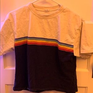 Brandy Melville Rainbow John Galt T-shirt